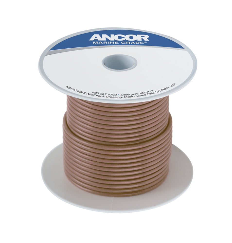 Ancor Tinned Copper Wire 14 AWG 2sq mm Tan 100ft