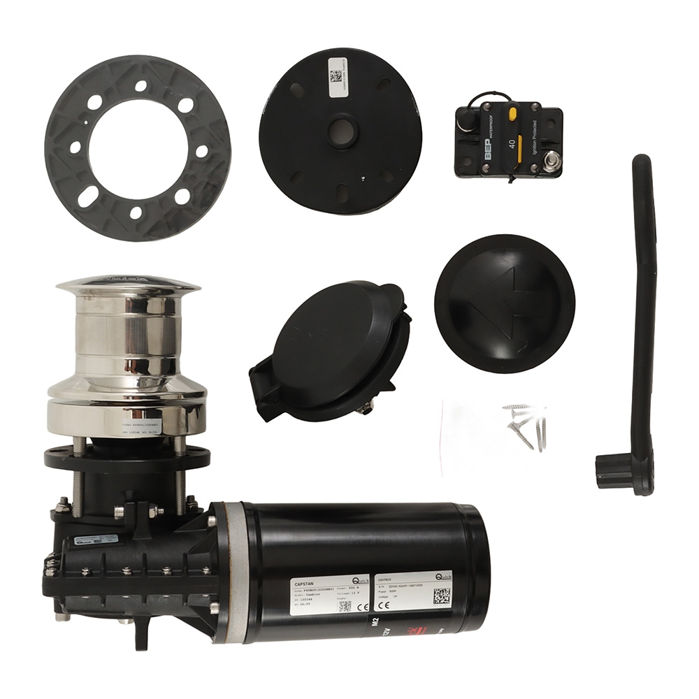 Quick Tumbler Capstan with Deck Switch and Circuit Breaker Kit 500W