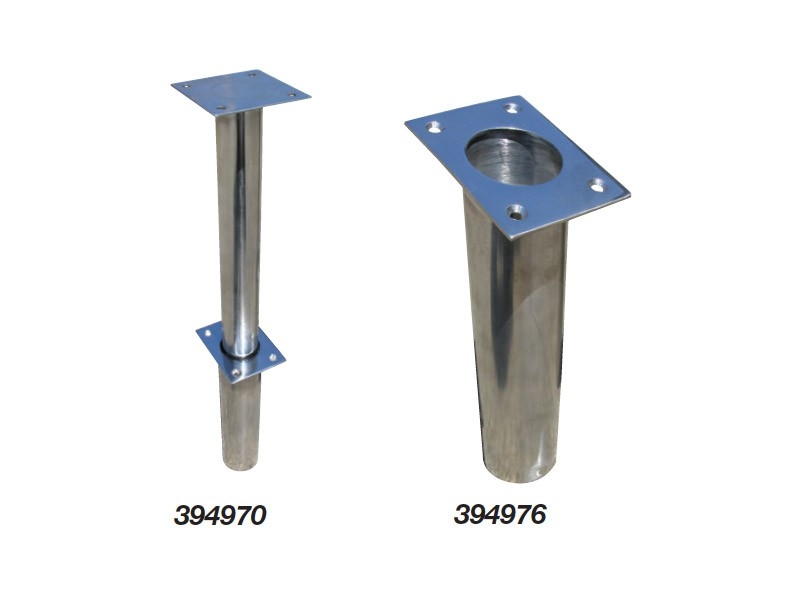 Marine Town SS Bait Board Post and Holder - Angled Mount