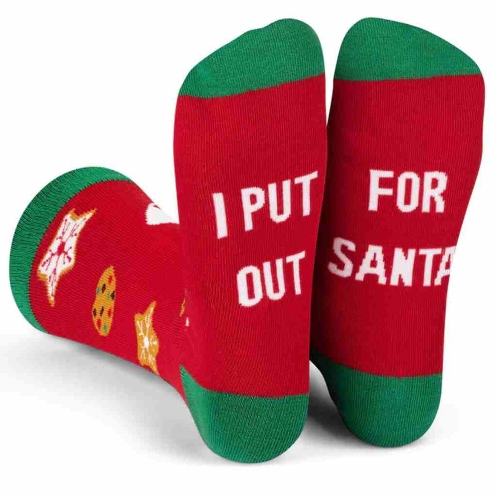 Lavley I Put Out For Santa Socks