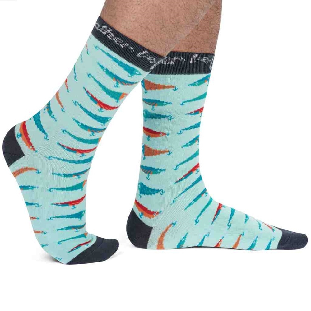 Lavley ID Rather Be Fishing Socks