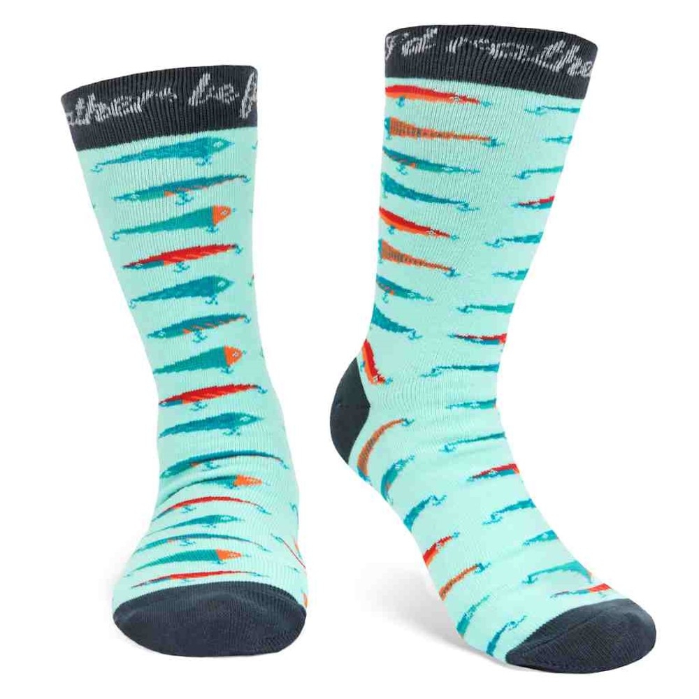 Lavley ID Rather Be Fishing Socks
