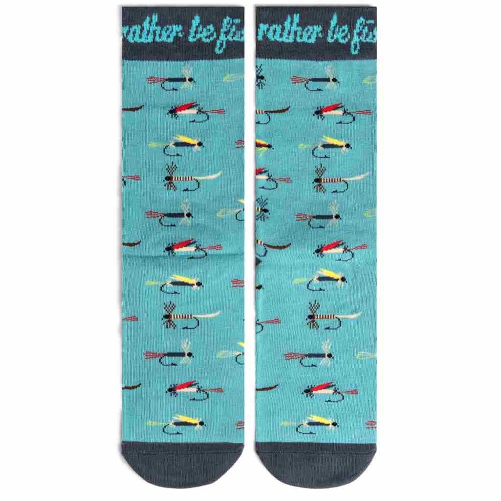 Lavley ID Rather Be Fly Fishing Socks