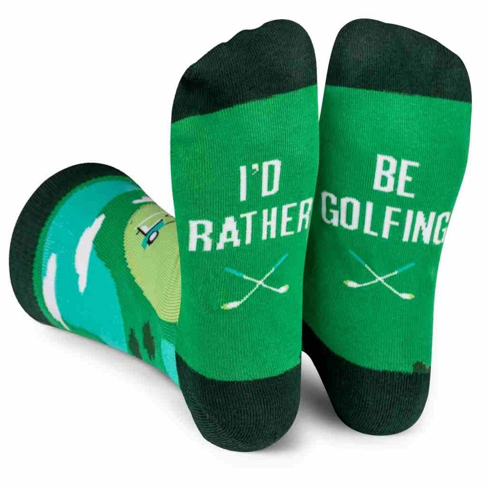 Lavley ID Rather Be Golfing Socks