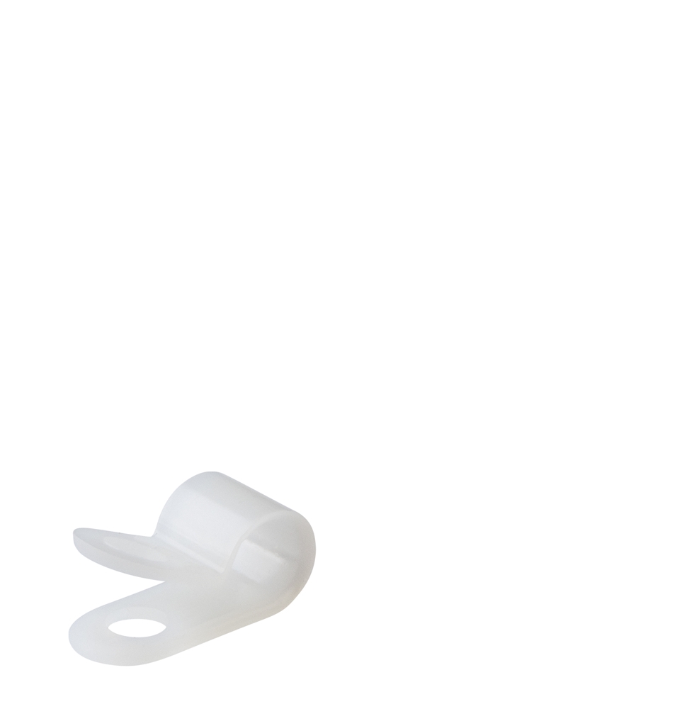 Ancor Nylon Cushion Clamp Natural 1/4in 6mm Qty 6