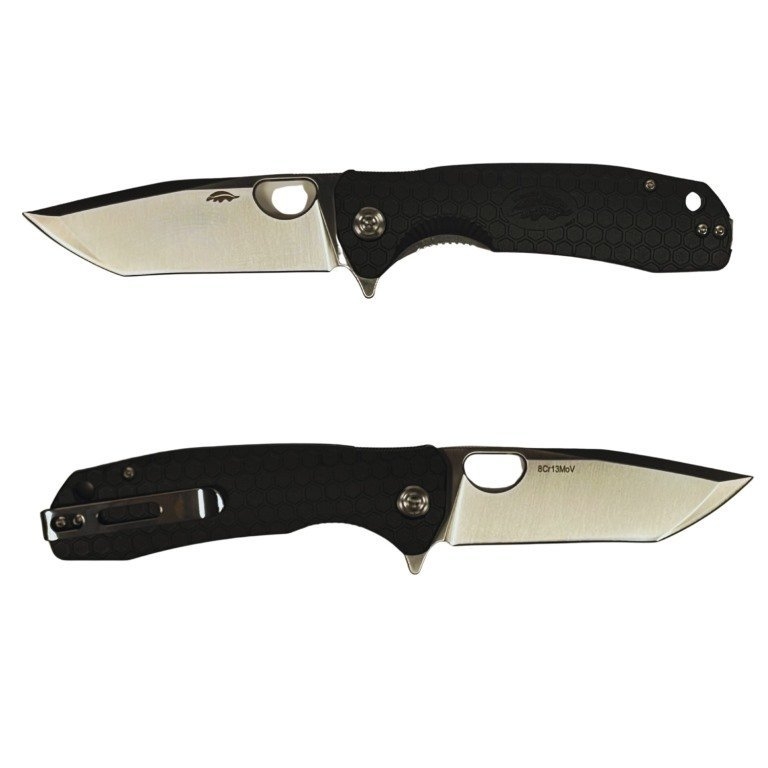 Honey Badger Tanto Knife Black 9.2cm