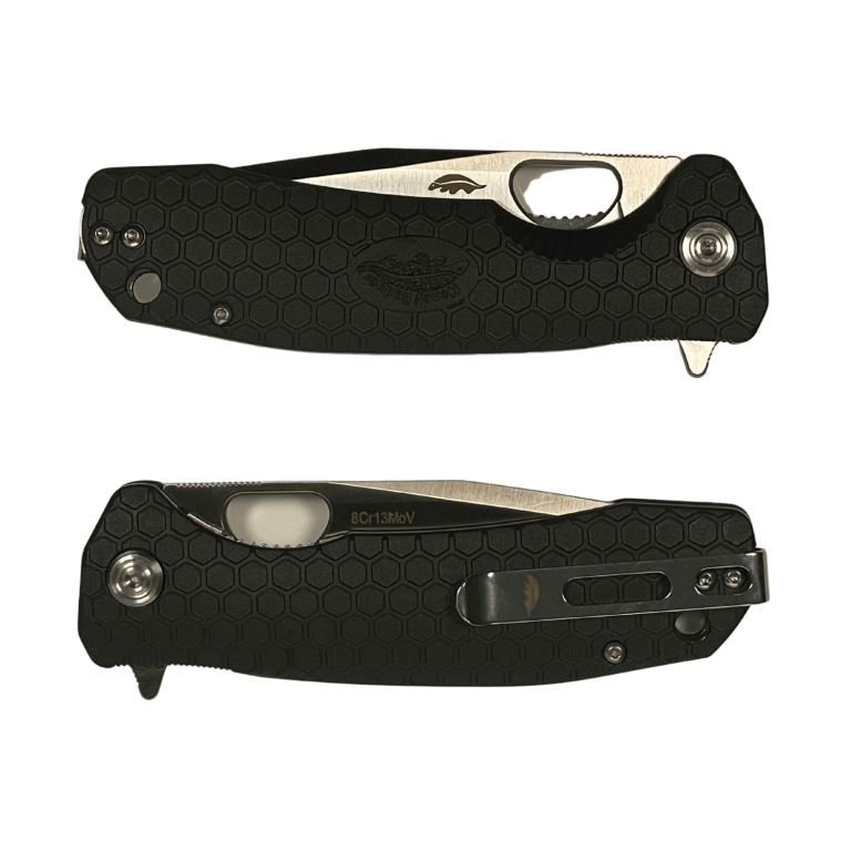 Honey Badger Tanto Knife Black 9.2cm