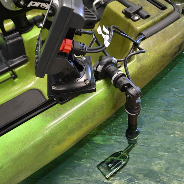 RAILBLAZA Kayak Sounder and Transducer Mount with Rotating Platform Head Unit