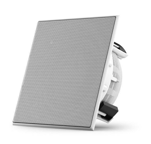 JL Audio M6-8TIB Marine Thin-Line Subwoofer with Square White Luxe Grille 250W