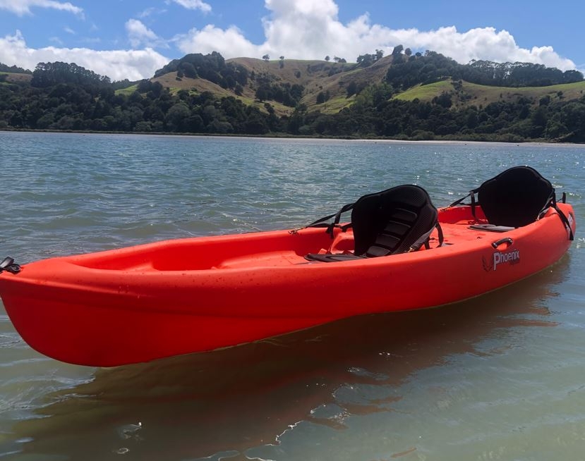 Phoenix Kayaks Fortress 2 Person Kayak with Paddles and Seat Mango