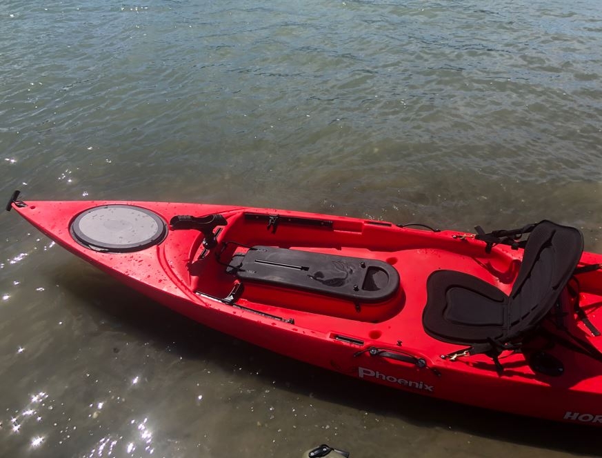 Phoenix Kayaks Hornet Fishing Kayak with Paddle and Deluxe Seat Mango