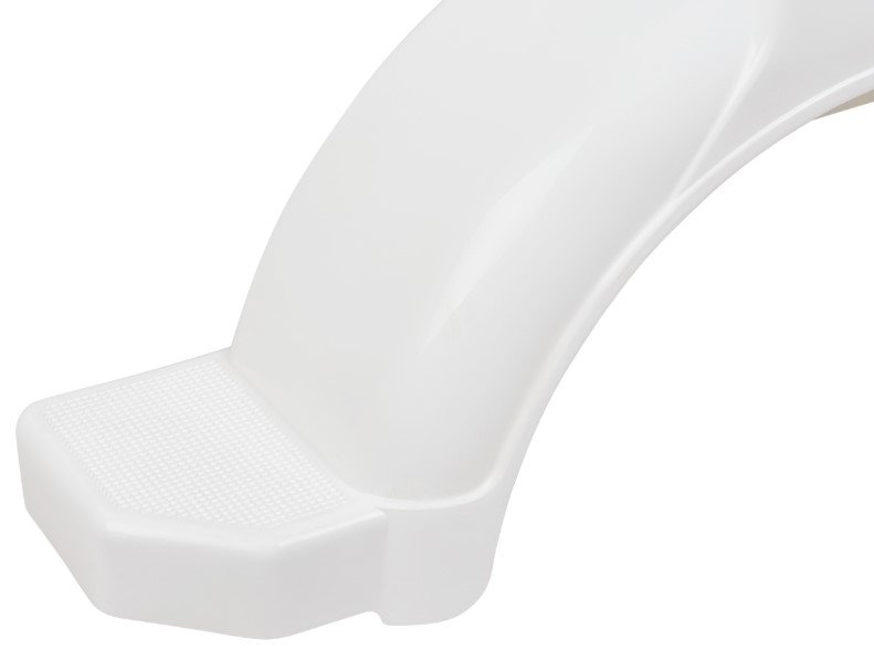 Trojan Plastic Mudguard 13in White