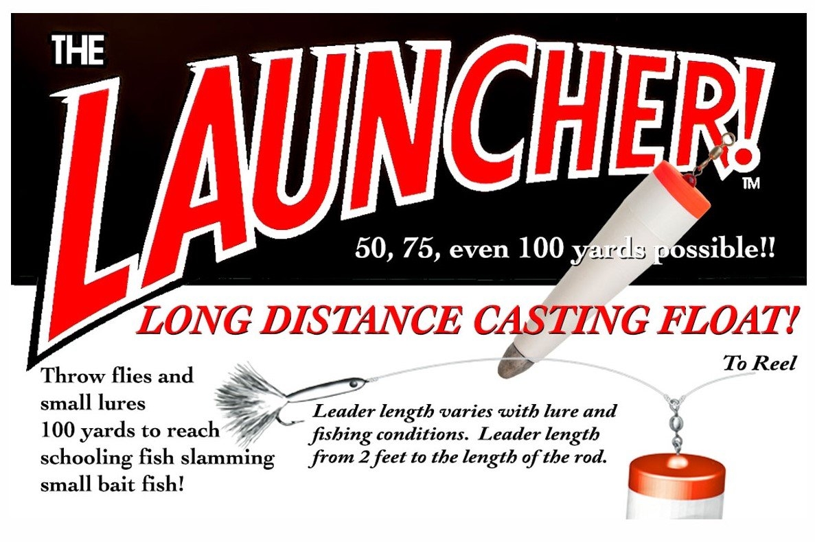 Flex Coat Launcher Long Distance Casting Float 3in 3/4oz