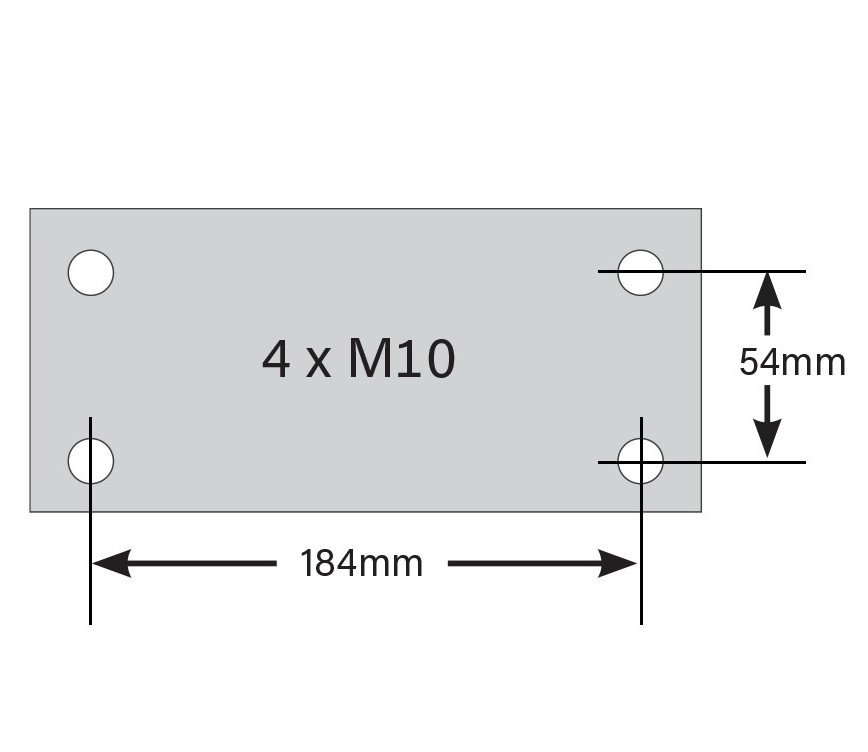 Trailparts Braked Hydraulic 50mm Override Coupling - 2500kg 3/4in Folding Handle