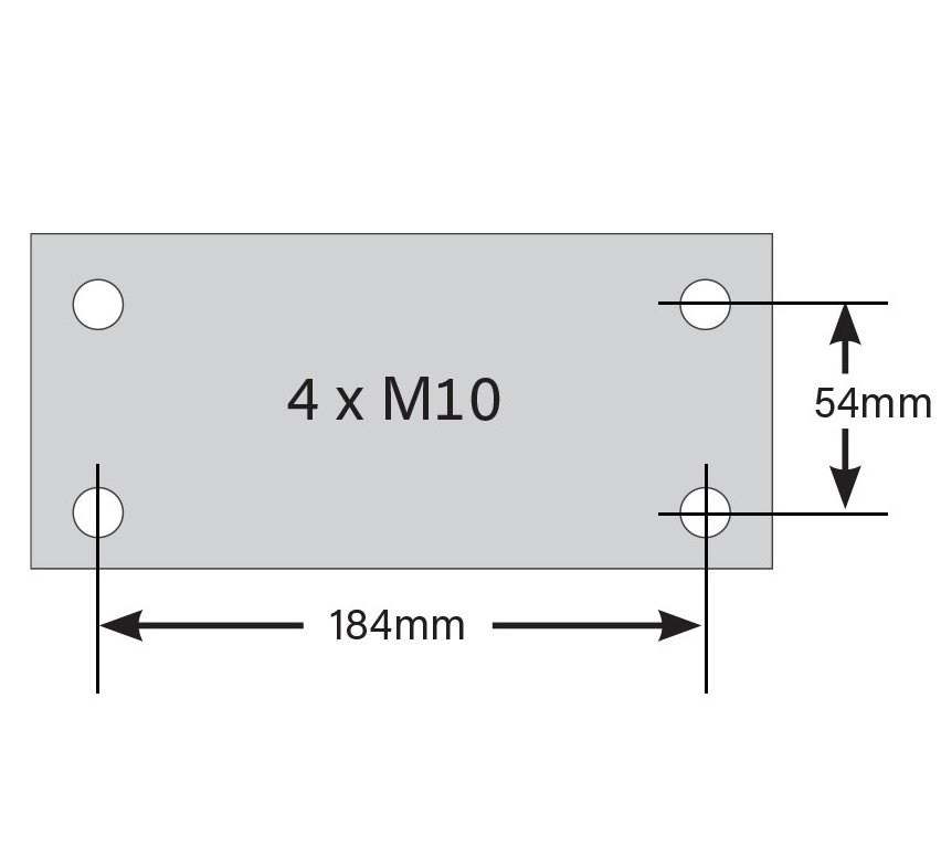 Trailparts Braked Hydraulic 50mm Override Coupling - 2500kg 3/4in Folding Handle Autoback