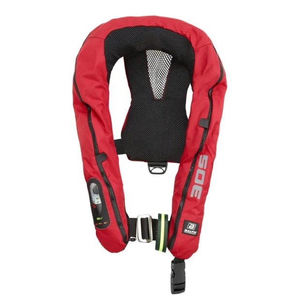 Baltic Legend 305N Auto Inflatable Life Jacket with Harness Red 40-150kg