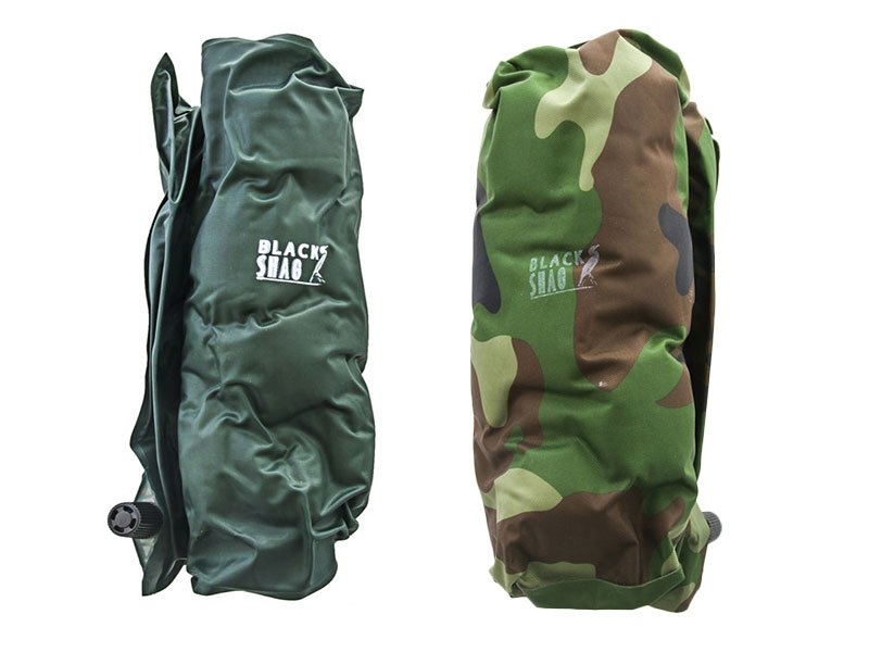Black Shag Outdoor Pillow Camo 42x28x10cm