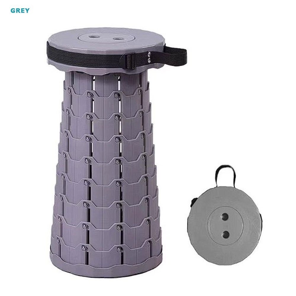 Venturer Portable Collapsible Camping Stool with Padded Foam Cushion / Carry Bag