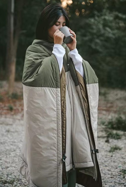 Naturehike Cloak Wearable Sleeping Bag Brown/Tan