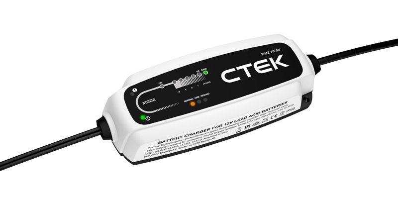 CTEK Time To Go 5A Battery Charger Kit