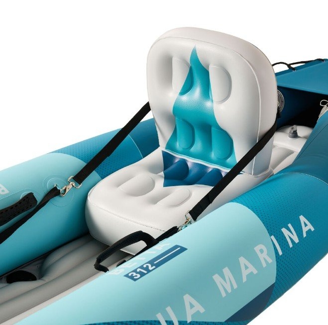 Aqua Marina Betta Leisure 2 Person Inflatable Kayak with Paddles 13ft 6in