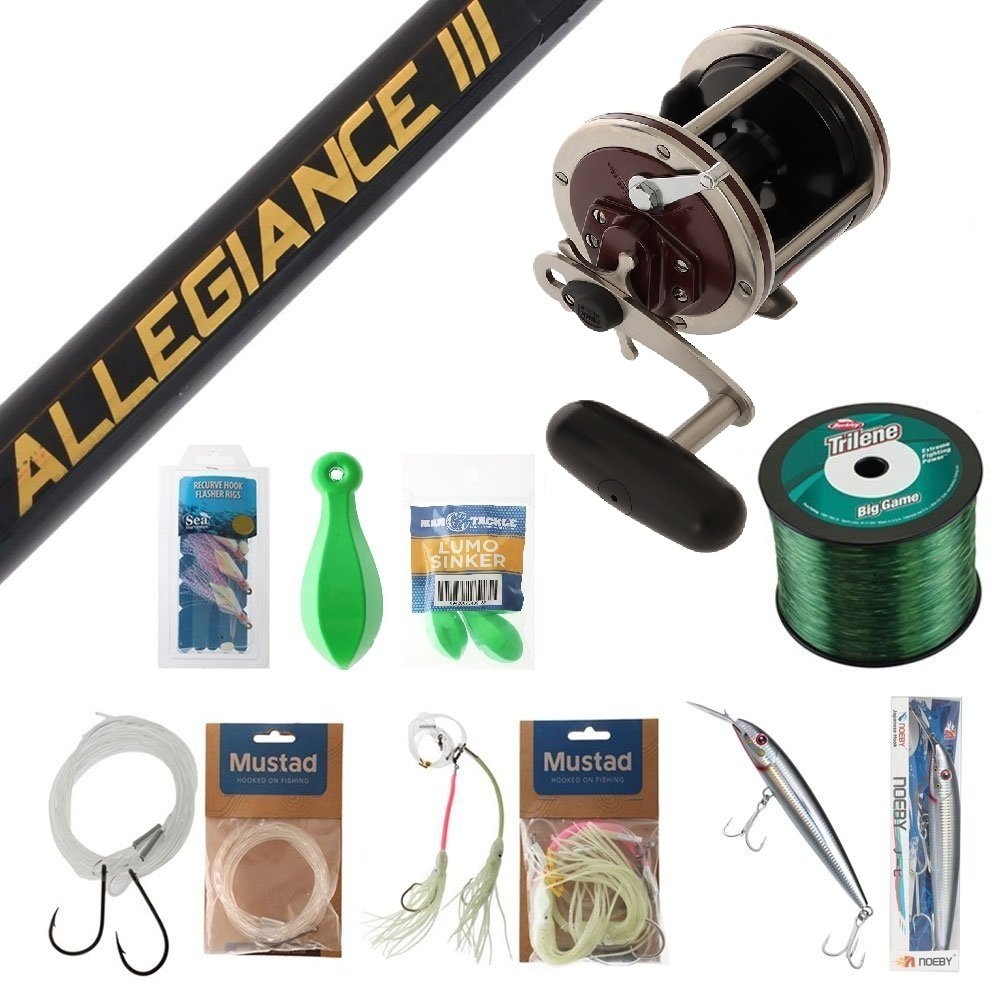 PENN Special Senator High Speed Star Drag Heavy Duty Boat Fishing Package 7ft 10-15kg 2pc