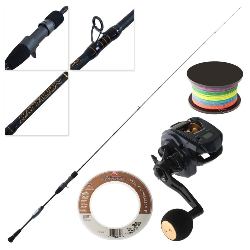 Daiwa IC200 Battalion Slow Jig and Softbait Package 6ft 8in 30lb 1pc