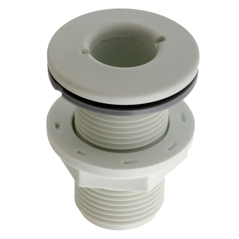 TruDesign Domed Skin Fitting 1in BSP White