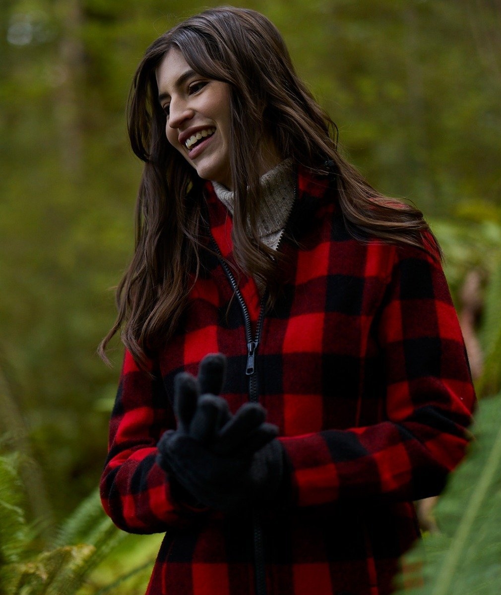 Swanndri Wool Gloves with Fleece Lining Charcoal Marle