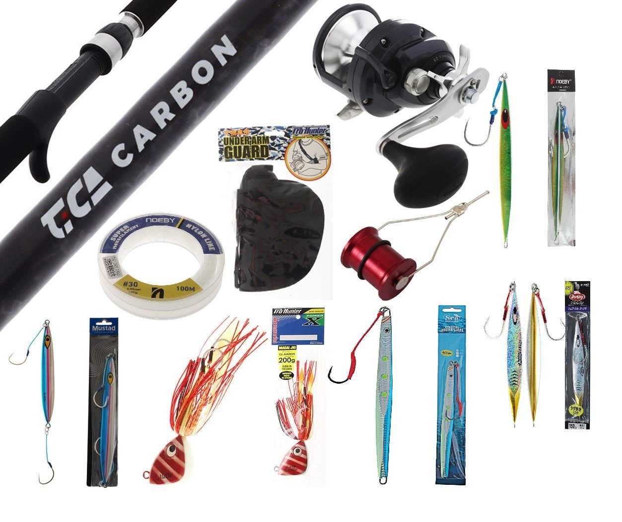 Shimano Torium 16A HG TiCA Carbon Kingfish Jigging Package 5ft 5in PE4-8 1pc