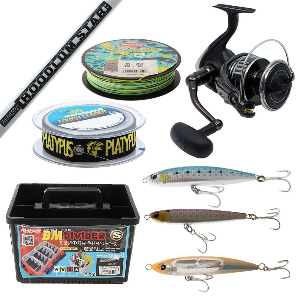 Daiwa BG MQ 5000D-H TD Saltwater S80-3 Spinning Stickbait Combo 8ft 14-50g 2pc - Stickbaiting & Popper Rod & Reel Combo - Rod & Reel Combos - Fishing Daiwa BG MQ 5000D-H TD Saltwater S80-3 Spinning Stickbait Combo 8ft 14-50g 2pc - Stickbaiting & Popper Rod & Reel Combo - Rod & Reel Combos - Fishing