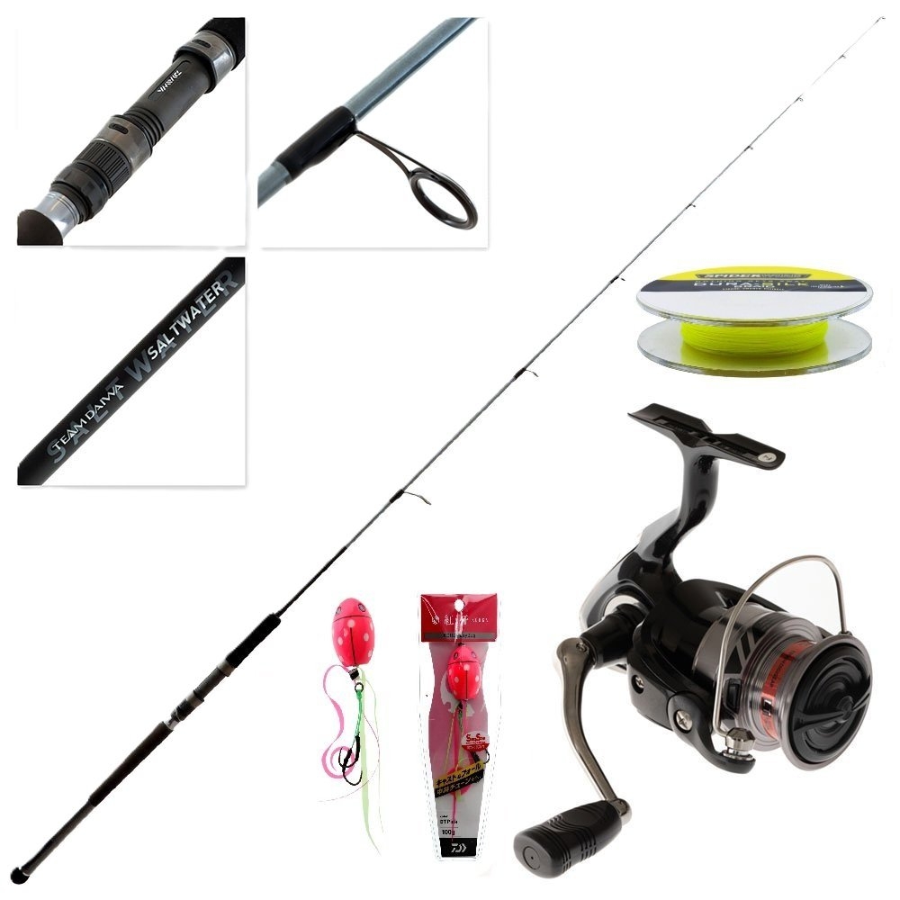 Daiwa RX LT 3000 TD Saltwater Slow Jig Combo with Braid and Lure 6ft 6in 90-180g 1pc