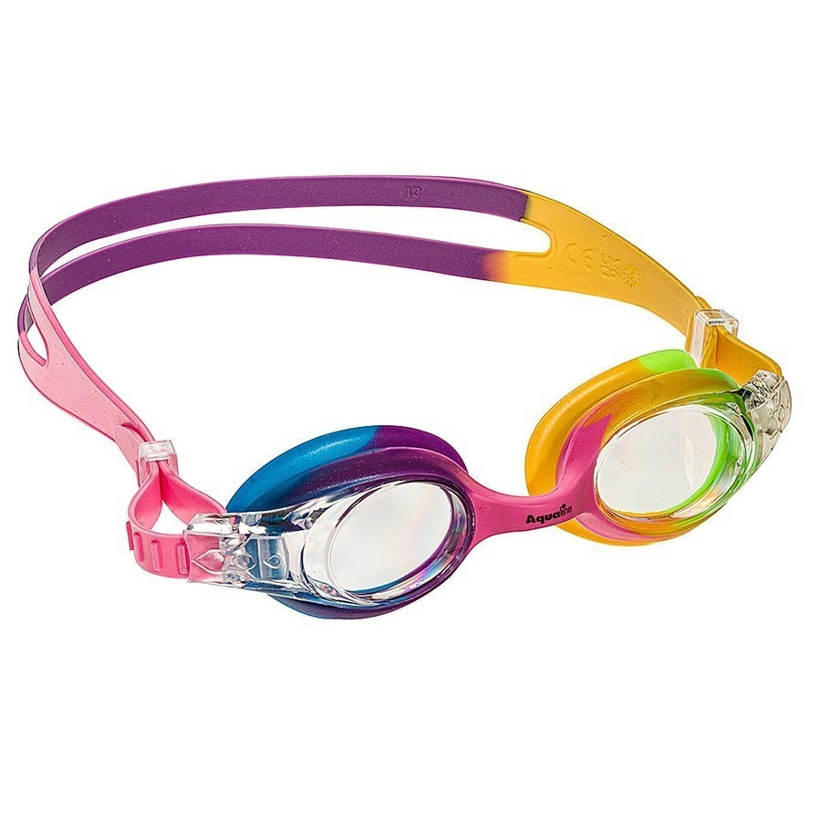 Aqualine Rainbow Kids Swimming Goggles