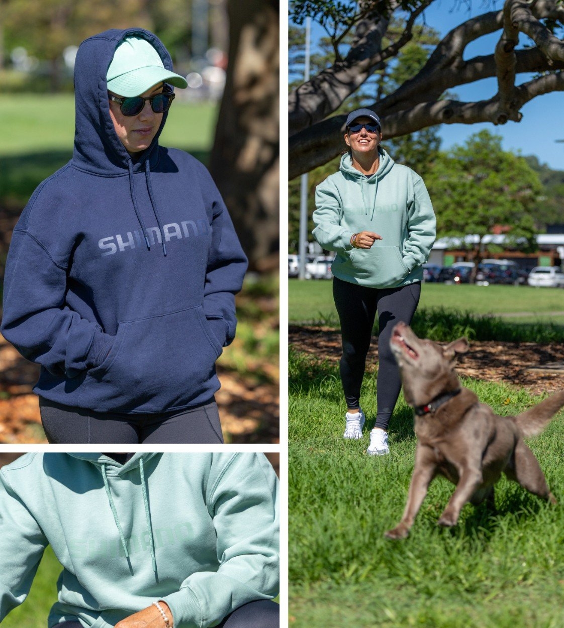 Shimano Ocean Blues Cotton Womens Hoodie