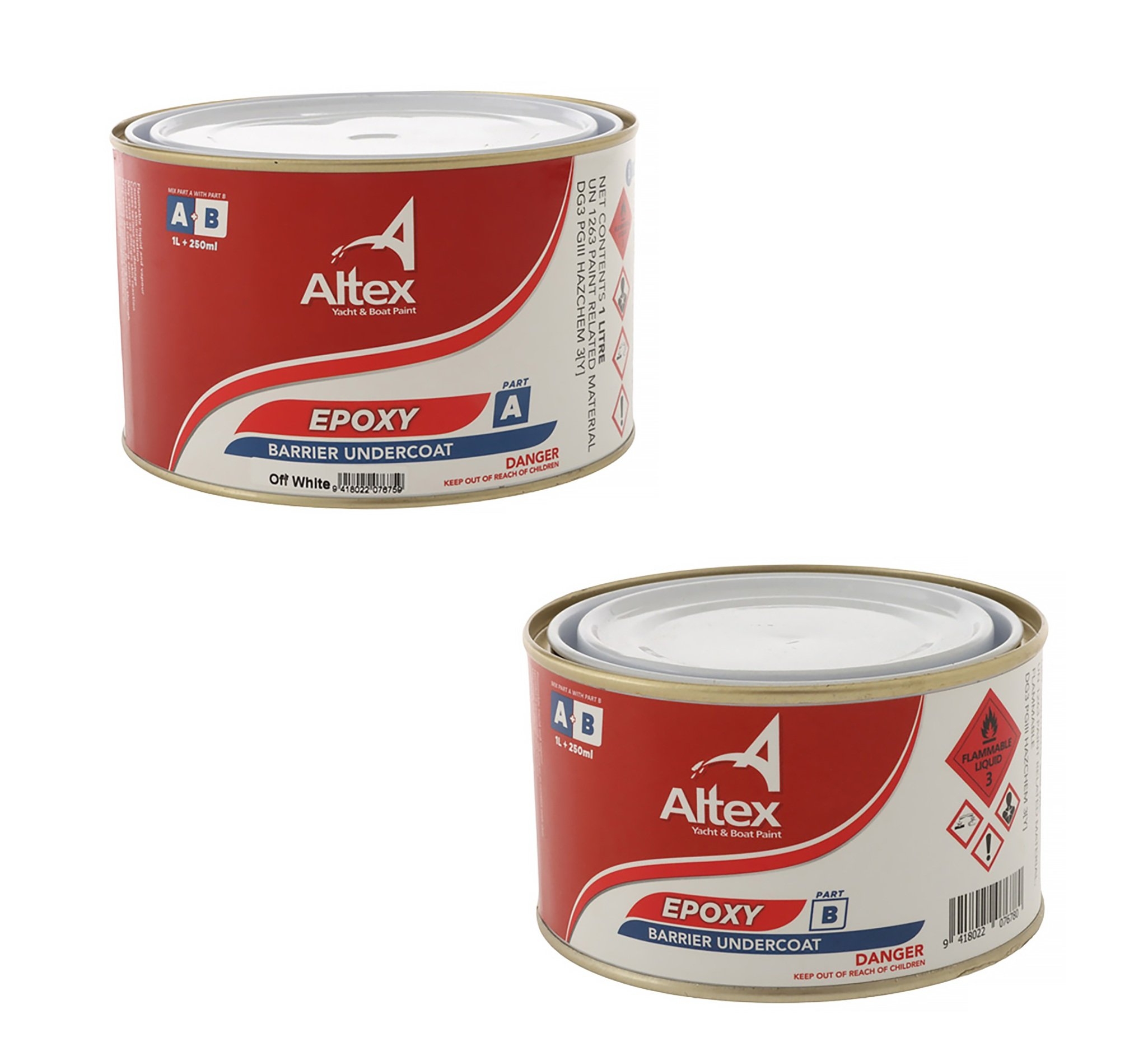 Altex Epoxy Barrier Undercoat Part A and B
