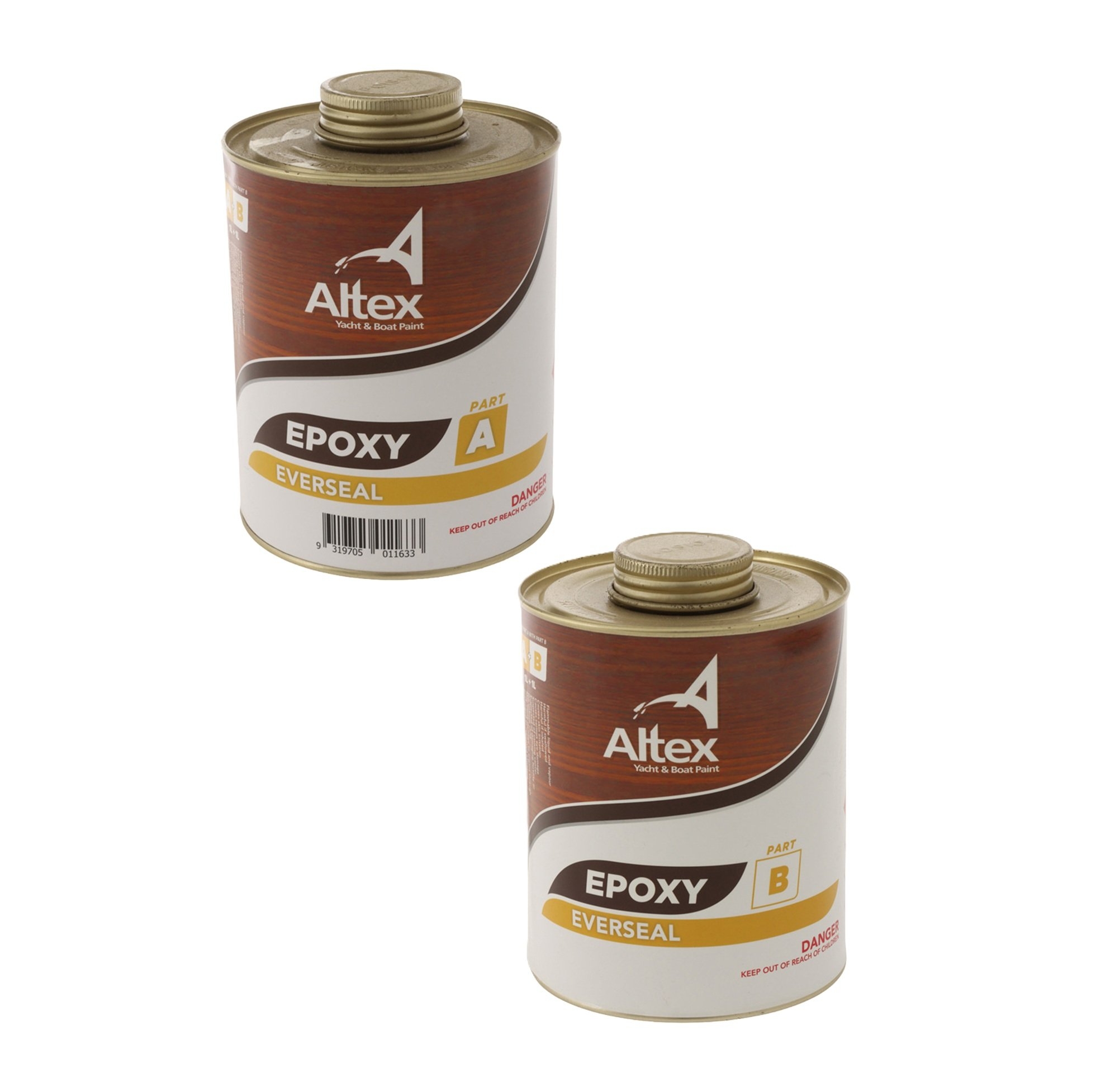Altex Epoxy Everseal Timber Sealer 1L Part A and B
