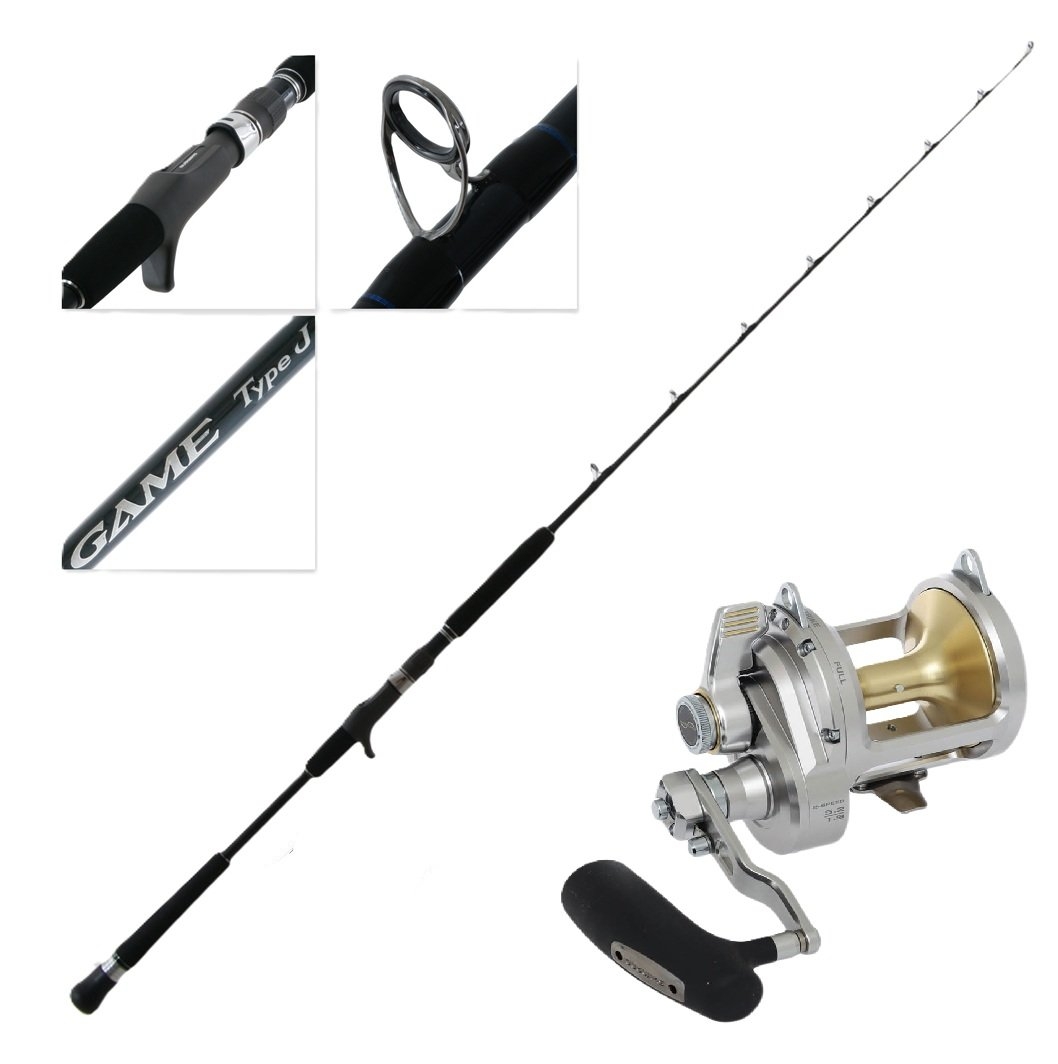 Shimano Talica 25A 2-Speed Game Type J Tuna Jigging Combo 5ft 3in PE8 400g 1pc