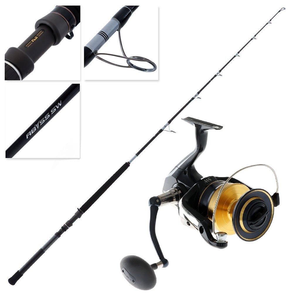 Shimano Spheros 20000PG Abyss Game Tuna Combo incl Harness Lugs 6ft 4in 100lb