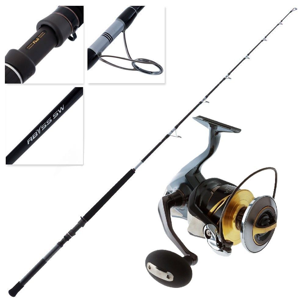Shimano Stella 14000XG Abyss Game Tuna Combo incl Harness Lugs 6ft 4in 100lb