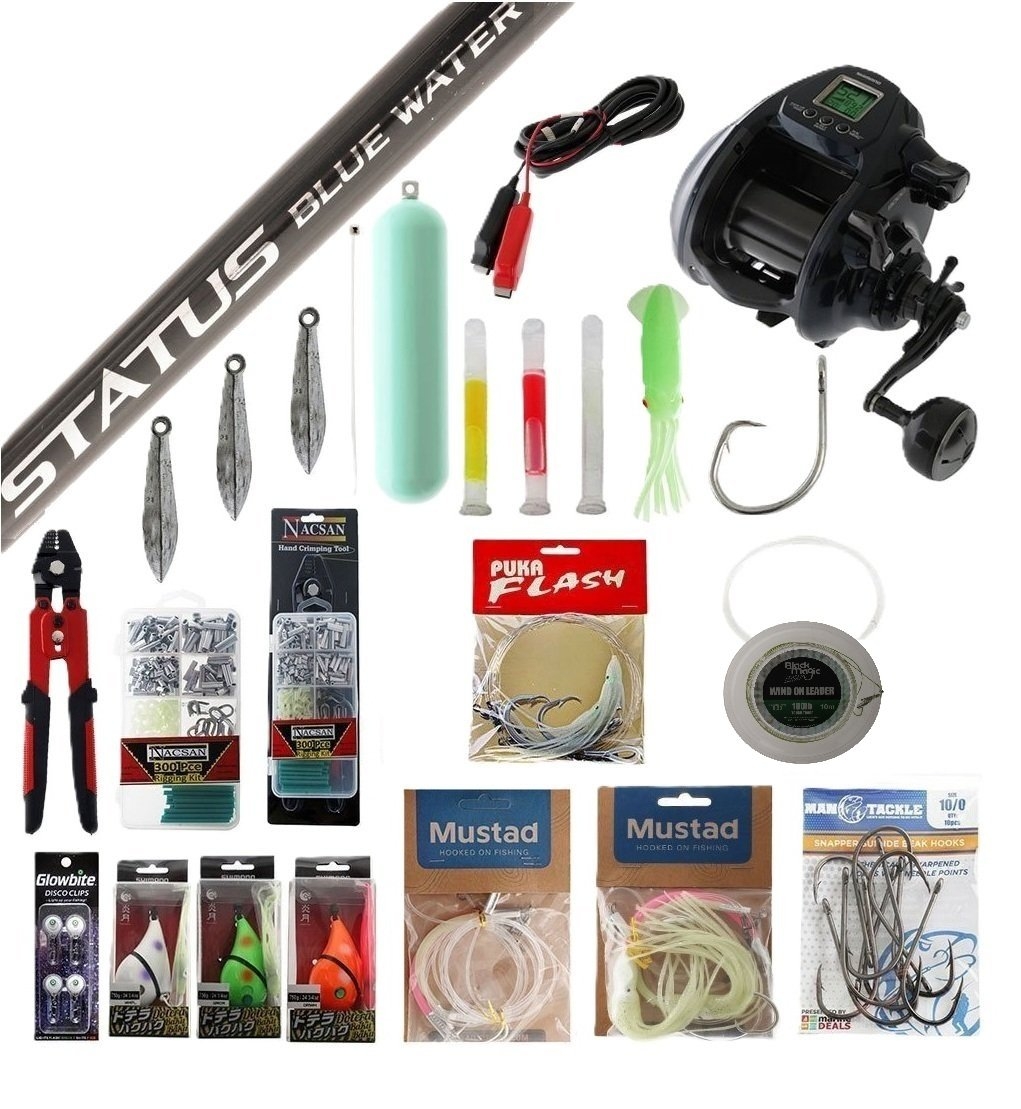 Shimano Forcemaster Ultimate Electric Deep Drop Package 5ft 10in 24kg 2pc