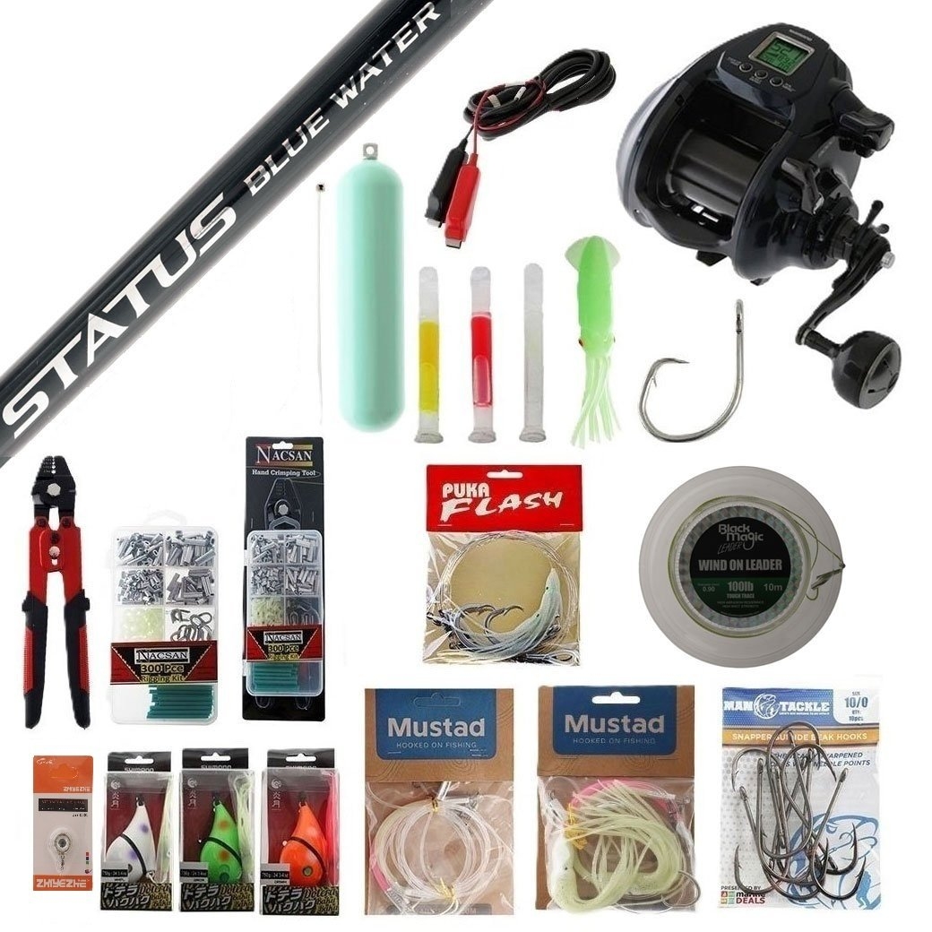 Shimano Forcemaster Ultimate Electric Deep Drop Package 5ft 10in 24kg 2pc