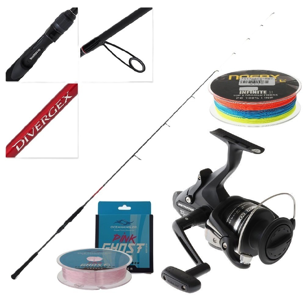 Shimano Baitrunner ST 4000 FB Softbaiting Package 6ft 6in PE1.5 1pc