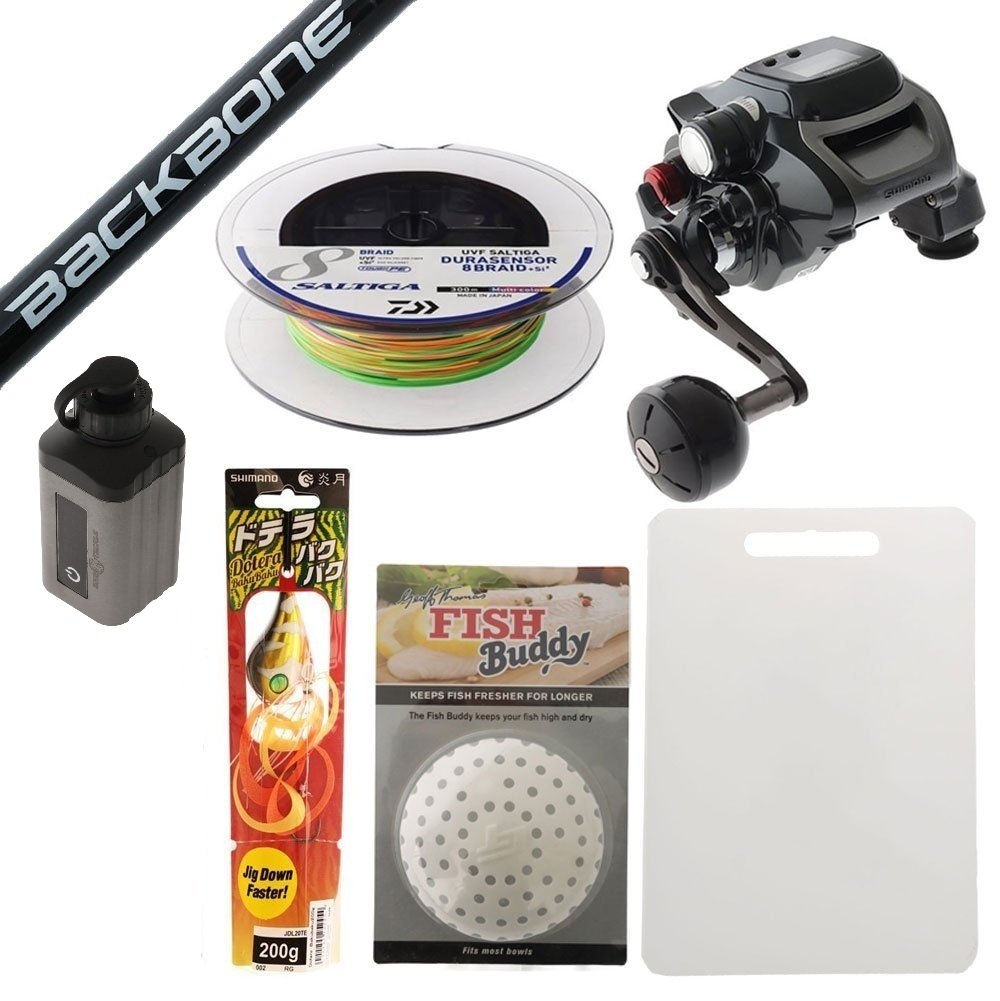 Shimano Plays 600 Electric Slow-Jig Boat Combo incl Battery 7ft 6-10kg 1pc