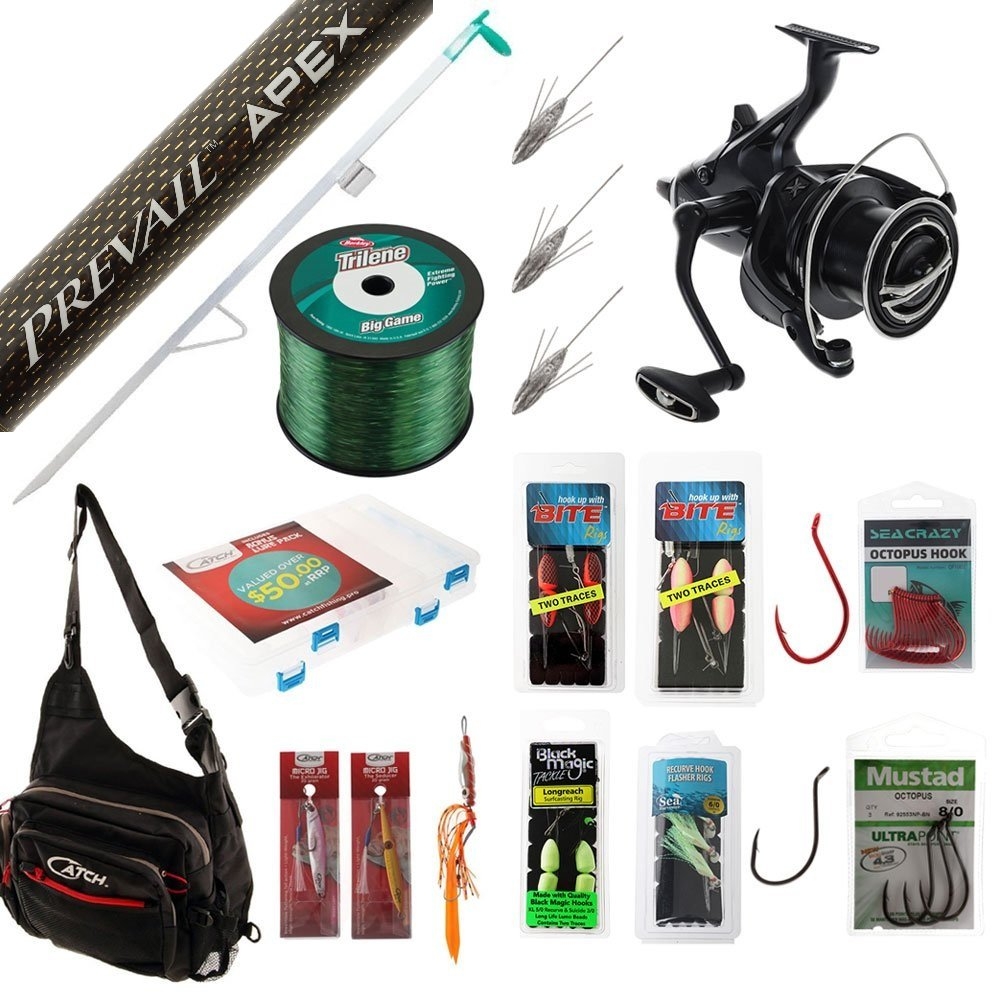 Shimano Big Baitrunner Long Cast Surfcasting Package 14ft 6in 10-25kg 3pc