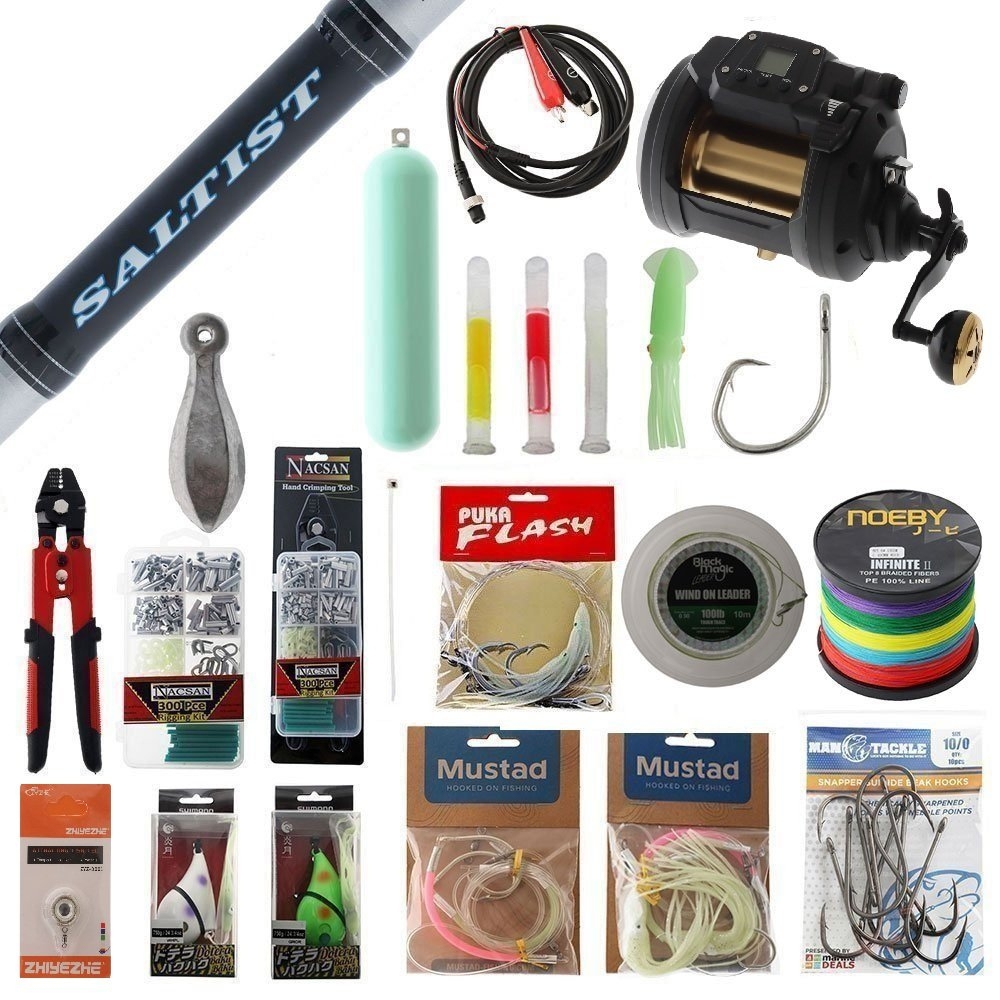 Daiwa Tanacom Saltist Ultimate Electric Deep Drop Package 5ft 6in PE6-10 2pc 