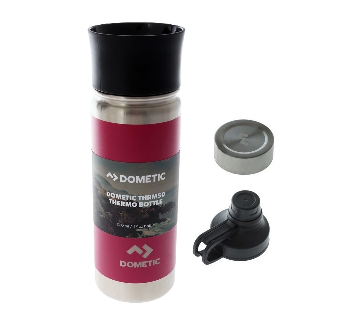 Dometic Thermo Insulated Water Bottle 500ml with Lid Attachments
