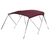 Oceansouth MA-262-3 Stainless Steel 3-Bow Bimini Top 1.9m-2.1m Maroon