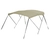 Oceansouth MA-262-3 Stainless Steel 3-Bow Bimini Top 1.9m-2.1m Sand