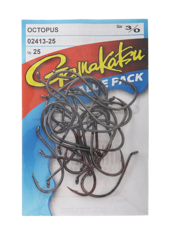 Gamakatsu Octopus Hooks 3/0 Qty 25