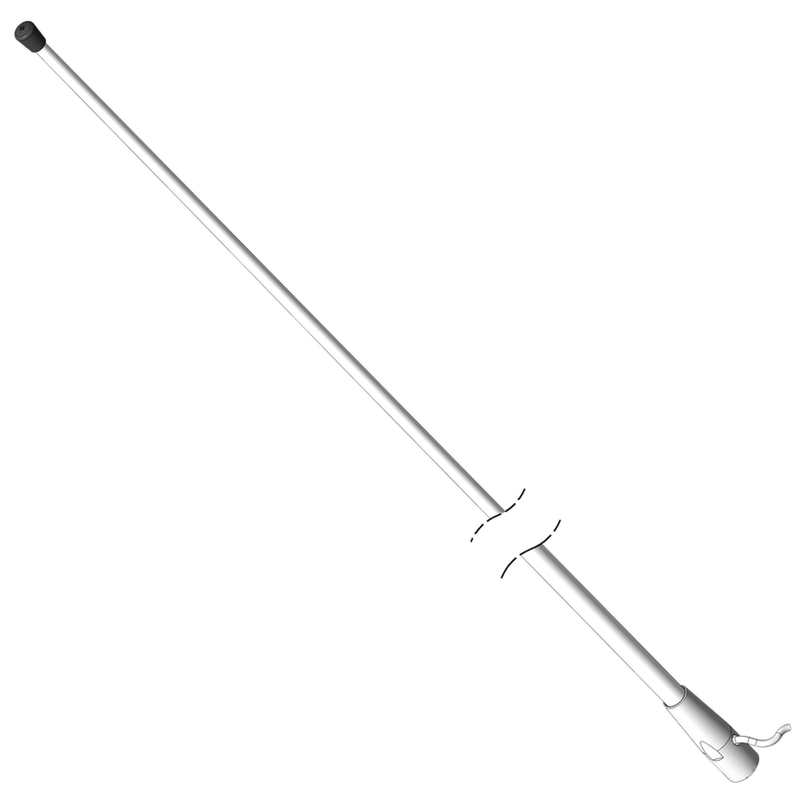 AC Antennas CELMAR3-1 Fiberglass Antenna 1in 14TPI Ferrule with 6m RG58 Cable